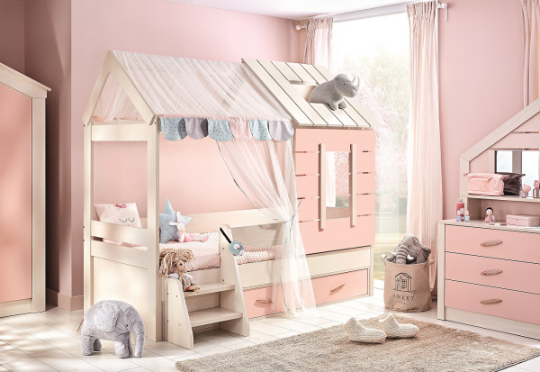 Kinderbett hotsell Baumhaus PINK HOUSE, 90x200cm NEU auf Lager!!!